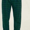 Tek Alt Kareli Desen Pantalon Kly 306