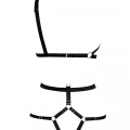 Tek Bacak Bağlantılı Seksi Lastik Harness - 375