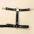 Tek Bacak Deri Jartiyer Harness - 962