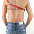 Tek Omuz Seksi Deri Erkek  Harness - m3