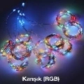 Tel Perde Led 3*3m 300 Led RGB
