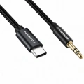 Type-c 3.5 Mm Ses Kablosu 1 M Siyah GJ021