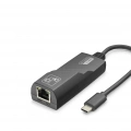 Type C Usb 3.0 Ethernet Adaptör Gigabit Siyah HDX7868