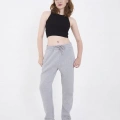 Üç İplik Basic Eşofman Pantolon - Gri