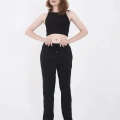 Üç İplik Basic Eşofman Pantolon - Siyah