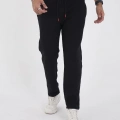 Üç İplik Basic Eşofman Pantolon - Siyah