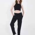 Üç İplik Basic Eşofman Pantolon - Siyah