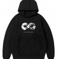 Üç İplik Kapşonlu 10 Kasıma Özel SweatShirt - Siyah
