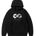 Üç İplik kapüşonlu 10 Kasıma Özel SweatShirt - Siyah -