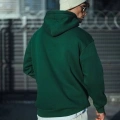 Üç İplik Penye Kapşonlu Basic SweatShirt - Haki -