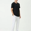 Unisex Basic Bisiklet Yaka Regular T-Shirt - Siyah
