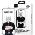 URR Apple iPhone 15 Pro Max Lazer Antidust Cam Ekran Koruyucu - Siyah