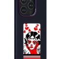 URR Apple iPhone 15 Pro Max NFC Smart Case Akıllı Kapak - Siyah