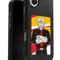 URR Apple iPhone 16 NFC Smart Case Akıllı Kapak - Siyah