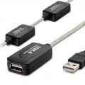 Usb Uzatma Kablosu 30 M - Silver Siyah HDX7525