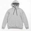Uzun Kol Kapşonlu Basic Sweatshirt hoodie - Gri