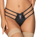 Yanları Lastikli Siyah Kadın Fantezi G String