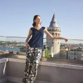 Yaprak Desenli Ve Dantelli 3lü Pijama Takımı