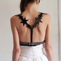 Yıldız Detaylı Şık Deri Kemer Harness - 634