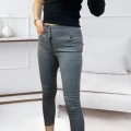 Yüksel Bel Likralı Kot Pantolon (Gri)