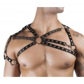 Zımba Detaylı Seksi Erkek  Üst Harness - m66