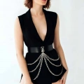 Zincirli Deri Bel Kemer Harness - 904