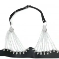 Zincirli Göğüs Seksi Harness - 964
