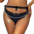 Zincirli Şık Deri Bel Harness - 923
