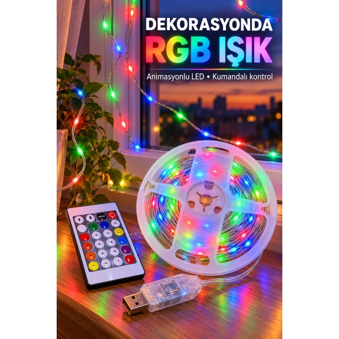 10 Metre Kumandalı Led