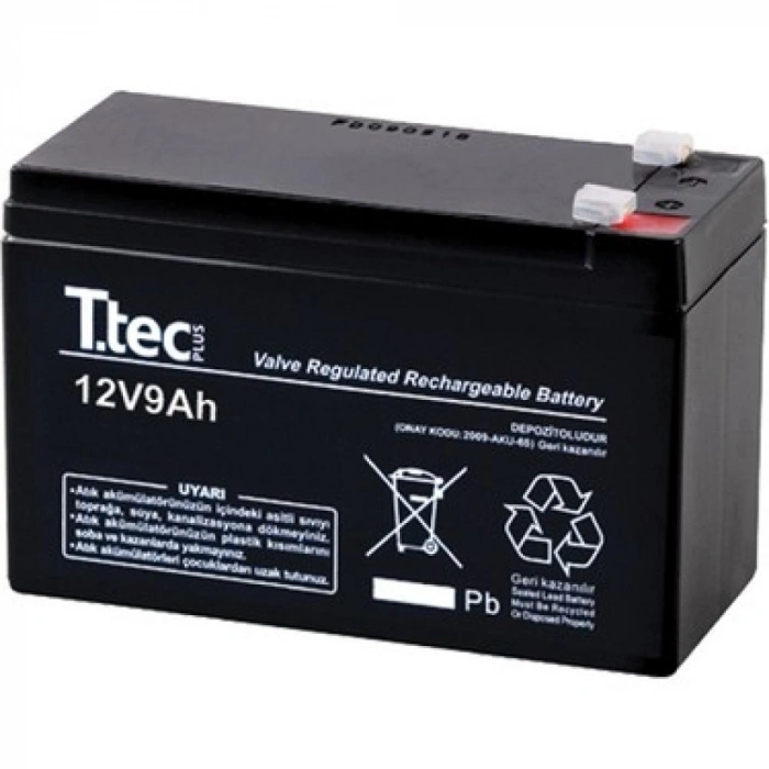 12V 9 AH Kuru Bakımsız Akü