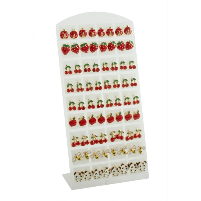36 Çift Stand Mineli Küpe