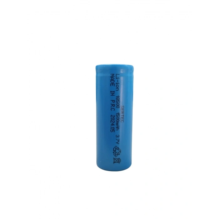 3.7V Li-ion 18500 1500 mAh 10C Şarjlı Pil