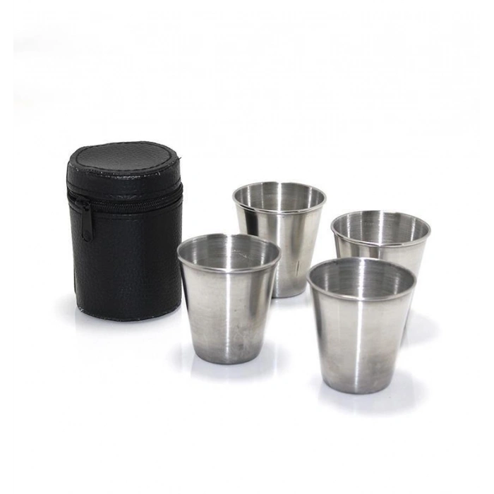 4’Lü Sılver Shot Bardak Seti