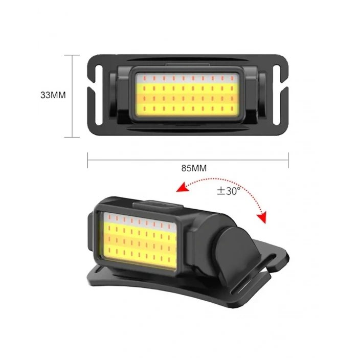 50 COB LED KAFA LAMBASI