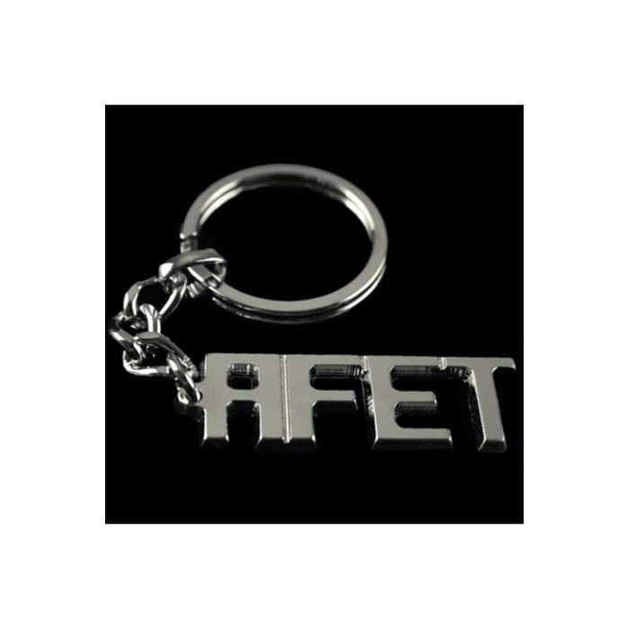 Afet İsimli Anahtarlık