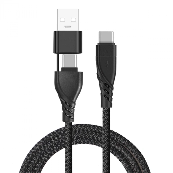 Ally 2in1 Usb Type C To Pd Kablosu+usb Kablo