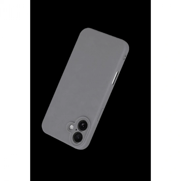 Apple İphone 16 Plus Kılıf First Silikon - Gri