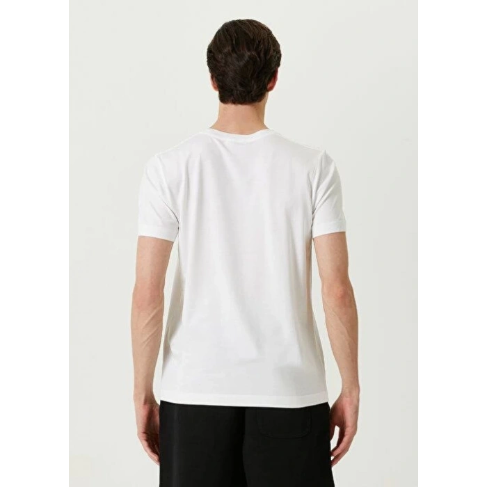 Basic Bisiklet Yaka Regular T-Shirt - Beyaz -