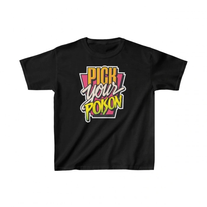 Baskılı T-Shirt - Siyah -