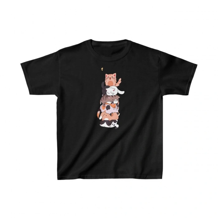 Baskılı T-Shirt - Siyah -