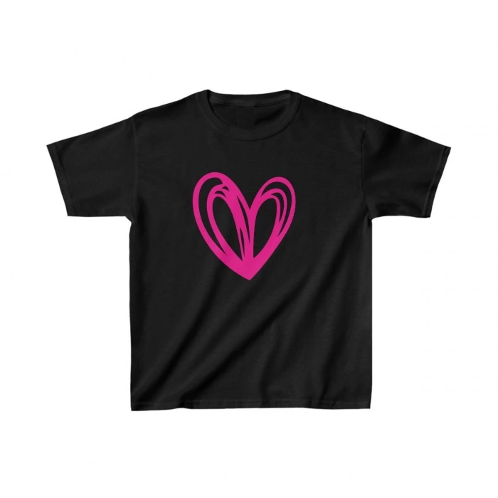 Baskılı T-Shirt - Siyah -