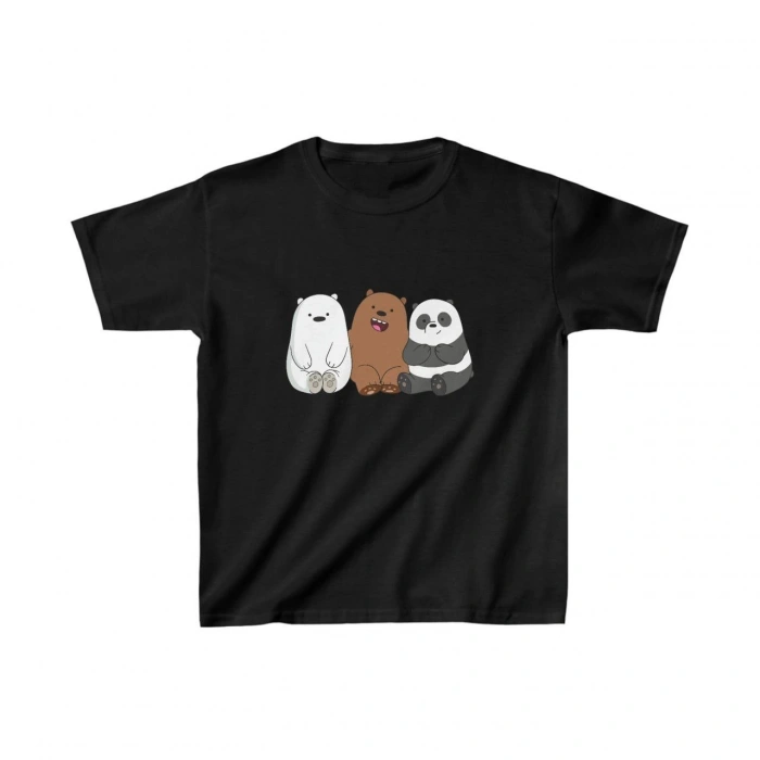 Baskılı T-Shirt - Siyah -