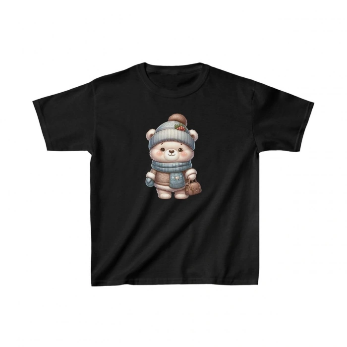 Baskılı T-Shirt - Siyah -