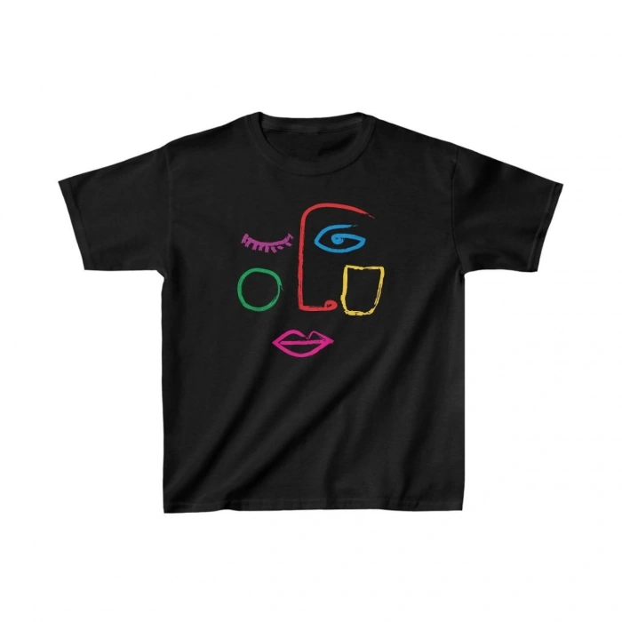 Baskılı T-Shirt - Siyah -