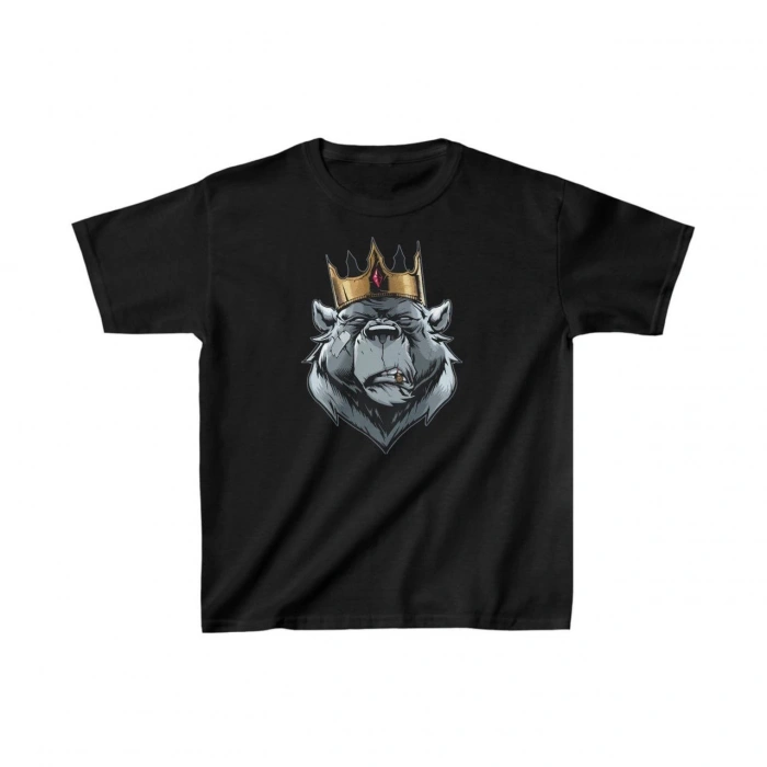 Baskılı T-Shirt - Siyah -