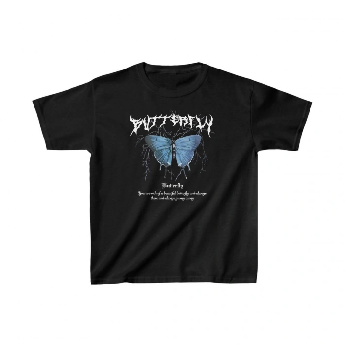 Baskılı T-Shirt - Siyah -