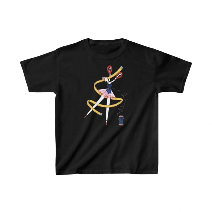 Baskılı T-Shirt - Siyah -
