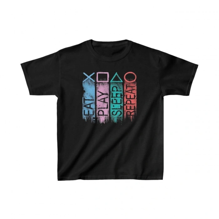 Baskılı T-Shirt - Siyah -