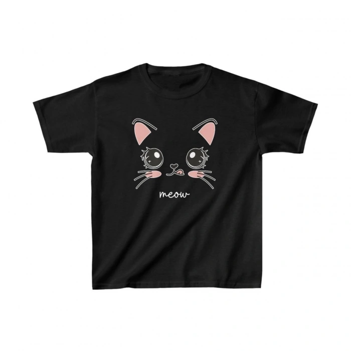 Baskılı T-Shirt - Siyah -