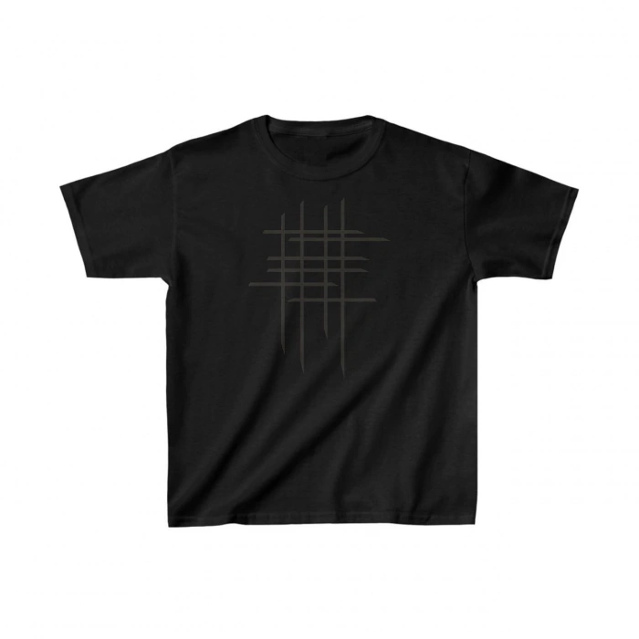 Baskılı T-Shirt - Siyah -